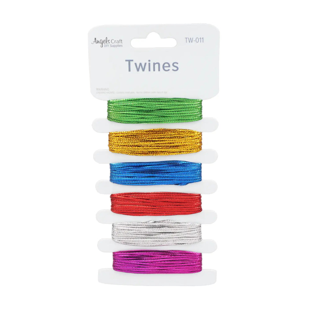 Angels Craft Polyester Twine - Metallic – Midoco Art & Office Supplies