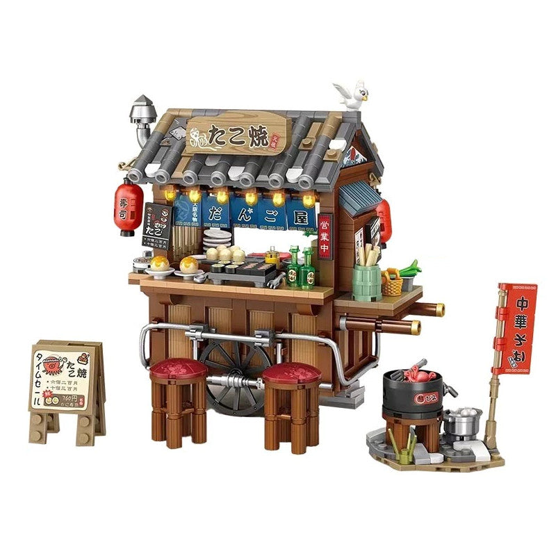 Loz Mini Block Kit - Japanese Takoyaki Snack Stall – Midoco Art