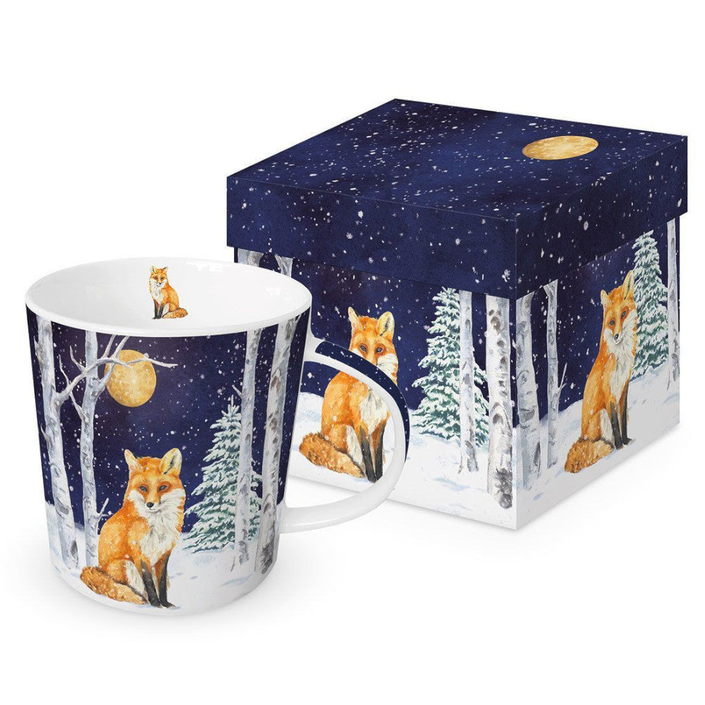 Paperproducts Design Gift Boxed Mug 13.5oz Winter Fox – Midoco Art ...
