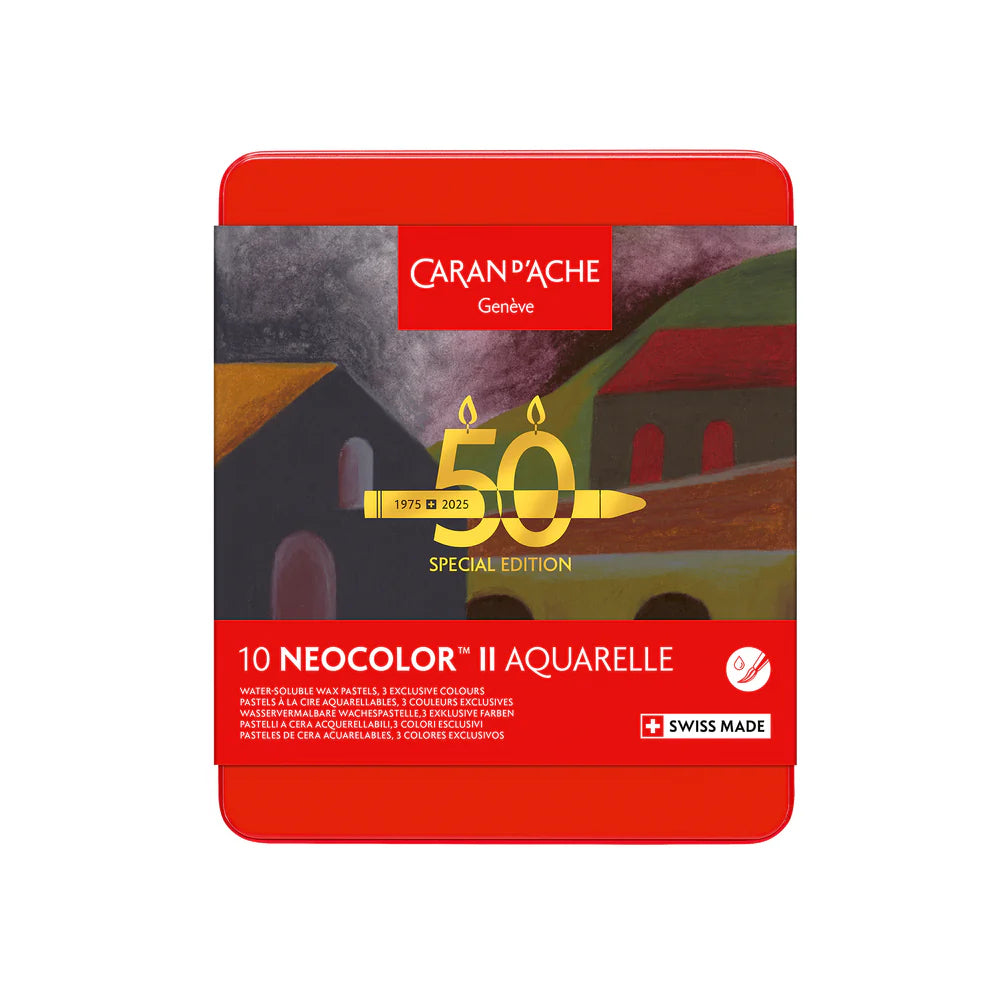 Caran d'Ache Neocolor II Watersoluble 10pk - Dark Set – Midoco Art