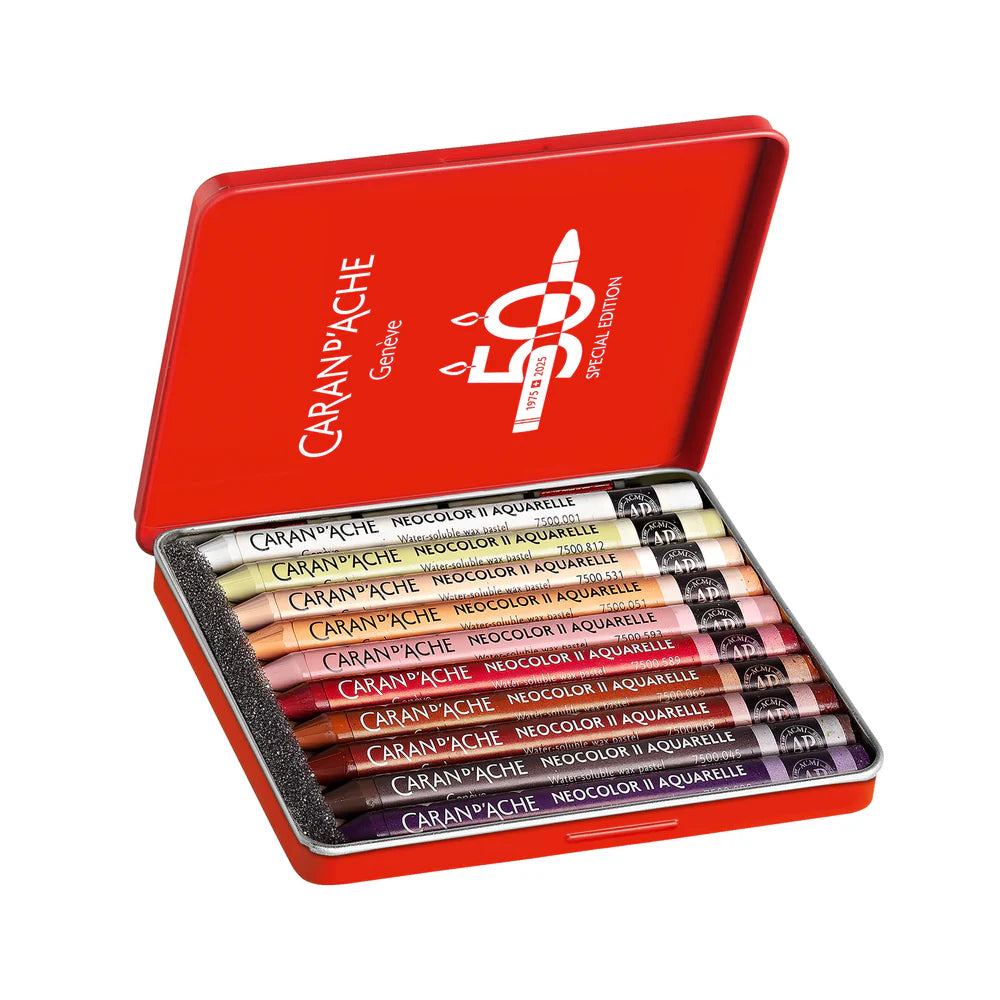 Caran d'Ache Neocolor II Watersoluble 10pk - Portrait Set – Midoco