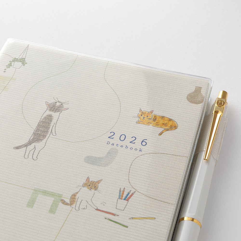 Midori 2026 Agenda, Weekly/Monthly - B6, Cats – Midoco Art