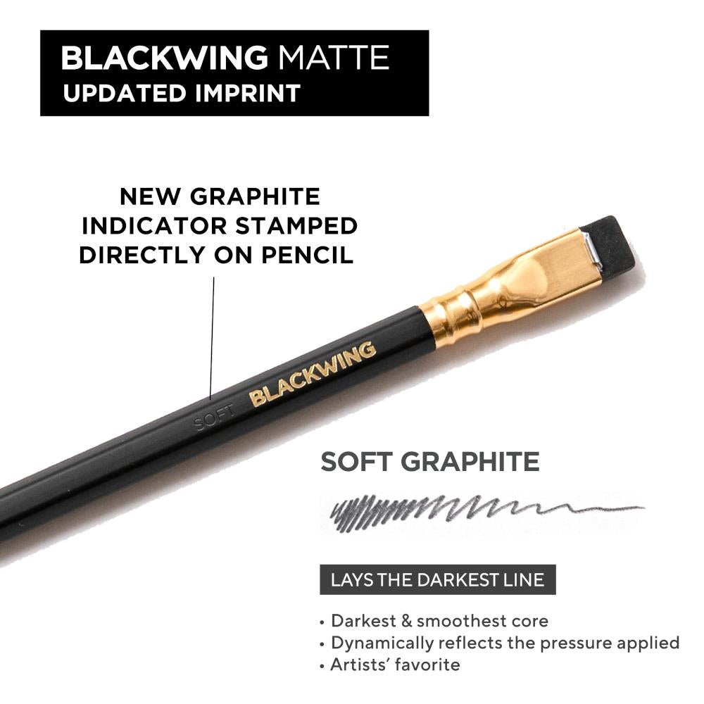 BLACKWING PALOMINO 特別版鉛筆 Blackwing Palomino Pencils 12pk - Matte Soft – Midoco Art & Office