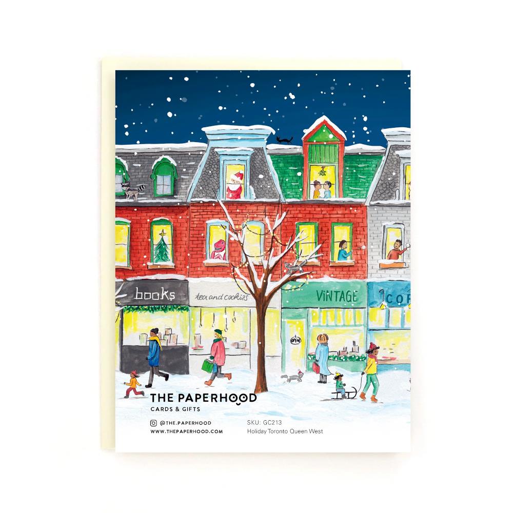 The Paperhood Toronto Boxed Holiday Cards 8pk Queen West Midoco Art