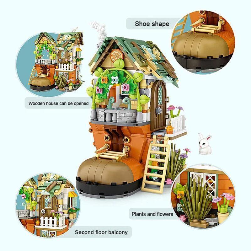 LOZ Mini Block Kit - Snow White Dwarf Hut – Midoco Art & Office