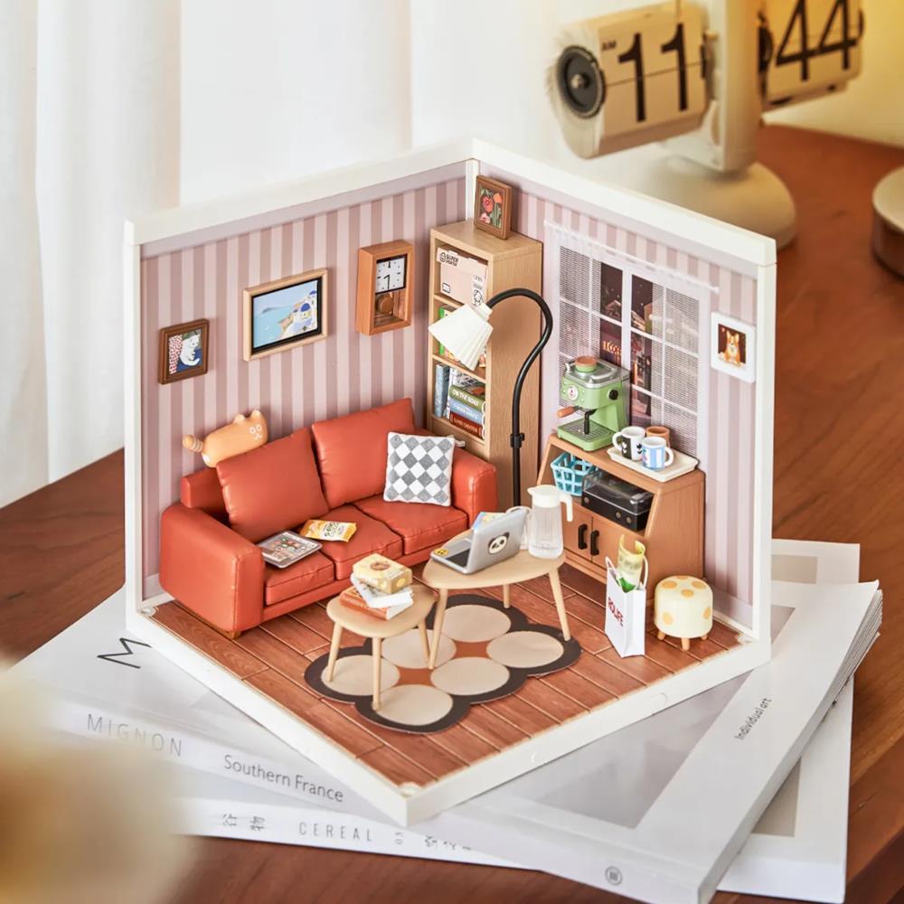 Robotime Rolife DIY Mini Model Kit - Cozy Living Lounge – Midoco