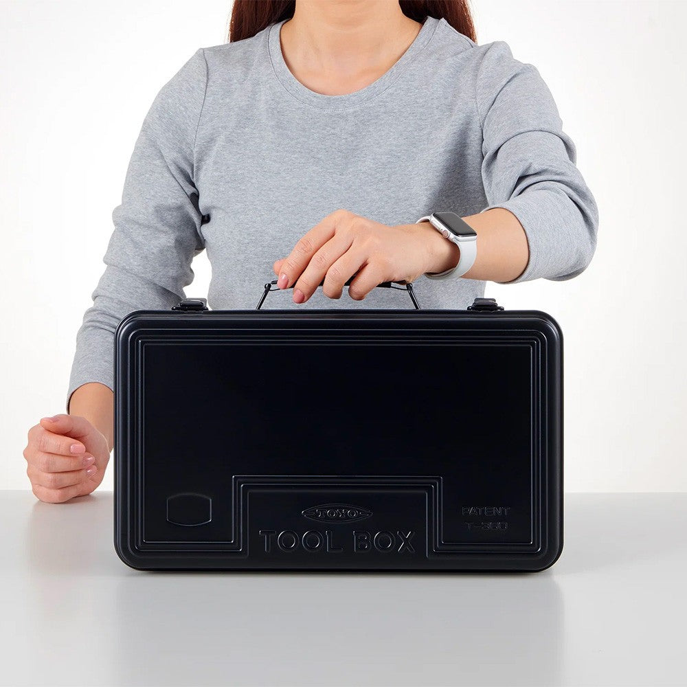 Toyo Steel Trunk Shape Toolbox T-360 Black – Midoco Art & Office