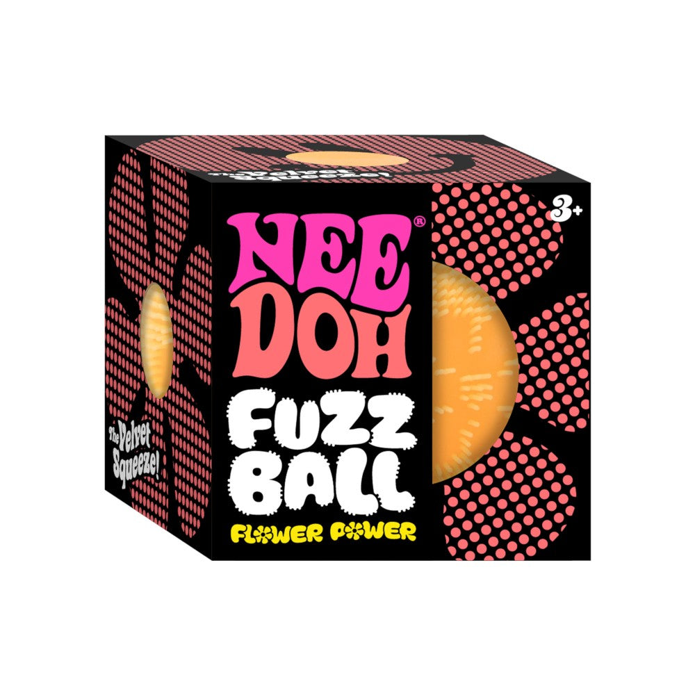 Schylling NeeDoh Fuzz Ball Flower Power, Assorted Colours – Midoco
