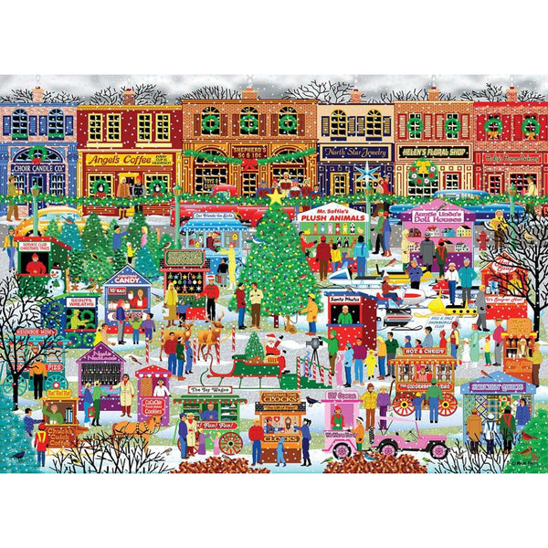 Eurographics 500pc Puzzle - Downtown Holiday Festival