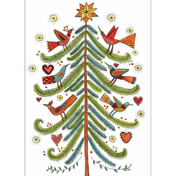 Artists To Watch Holiday Boxed Cards 12pk Ornamental Tree