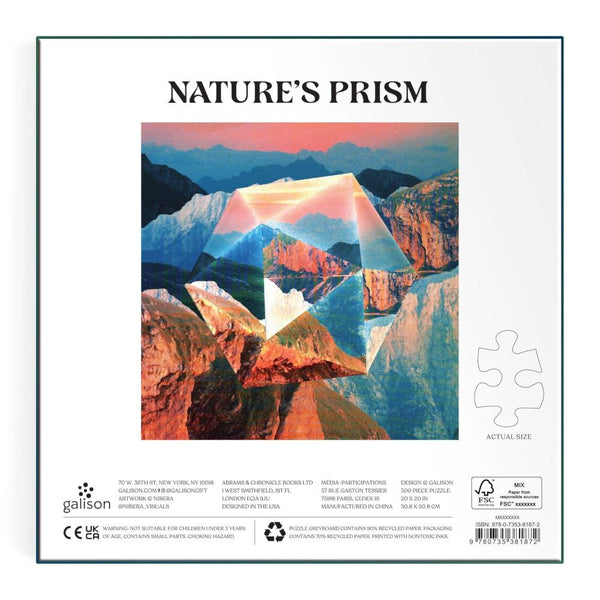 Galison 500pc Puzzle - Nature's Prism