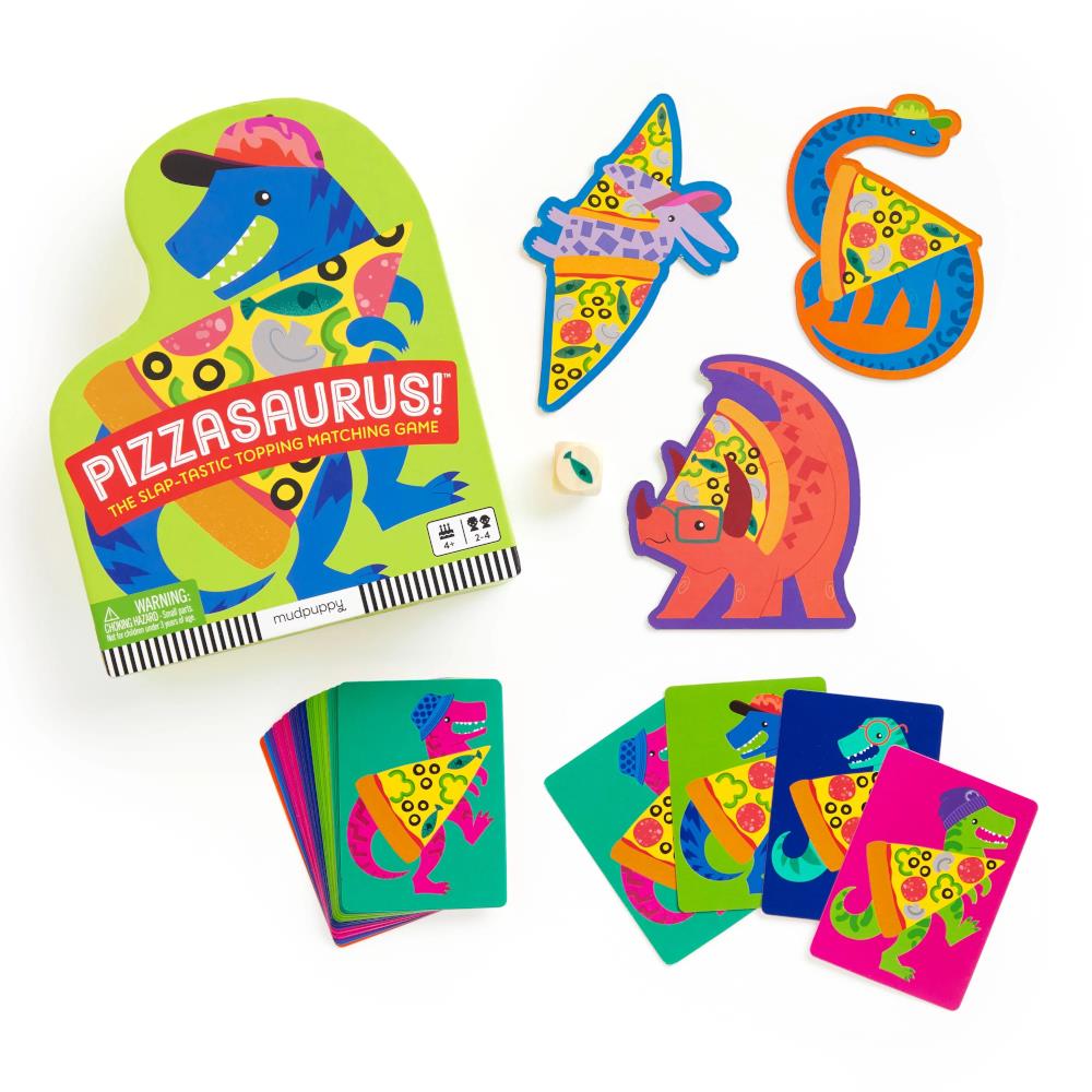 Mudpuppy Pizzasaurus! The Slap-Tastic Topping Matching Game