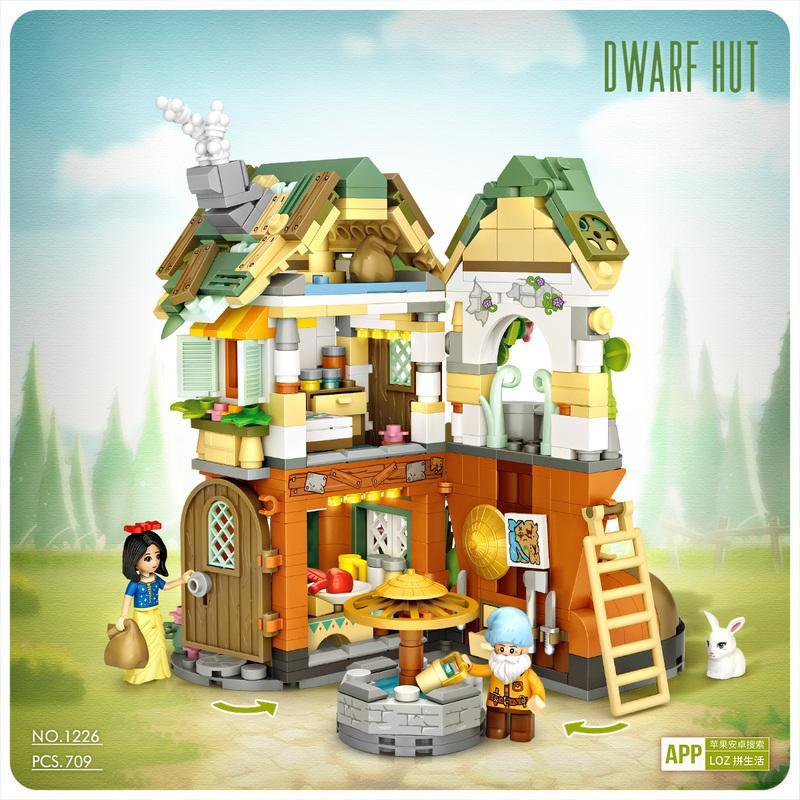 LOZ Mini Block Kit - Snow White Dwarf Hut – Midoco Art & Office