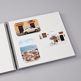 Semikolon Spiral Economy Album Large - Lilac Silk, Cream Pages