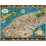 Cavallini 1000pc Vintage Puzzle - New York Map