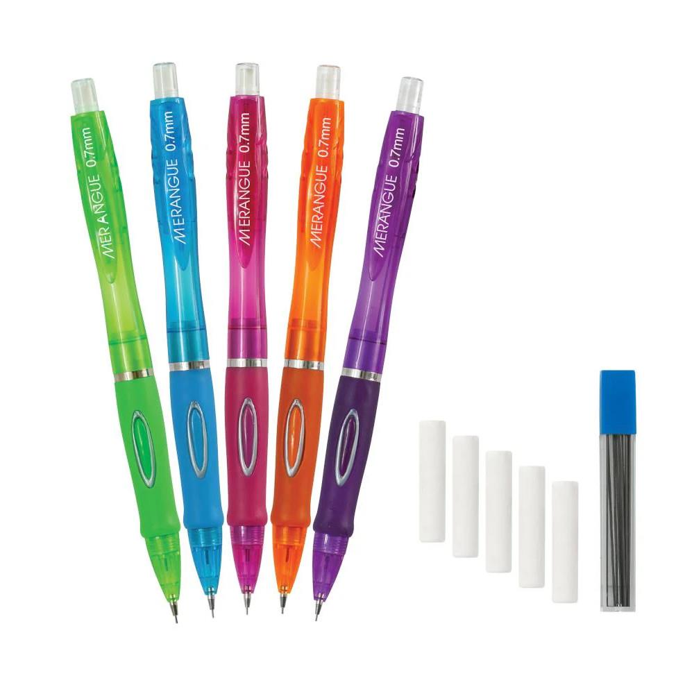 メルメル Merangue Comfort Grip Mechanical Pencils 5pk – Midoco Art & Office