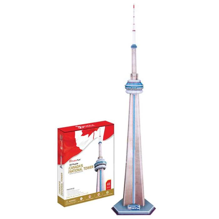 CubicFun 48pc 3D Puzzle - CN Tower – Midoco Art & Office Supplies