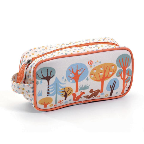 Djeco Pencil Pouch - Playful Squirrels