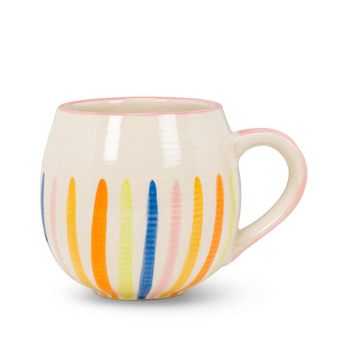 Abbott Stoneware Mug 16oz Colourful Lines (Ó)