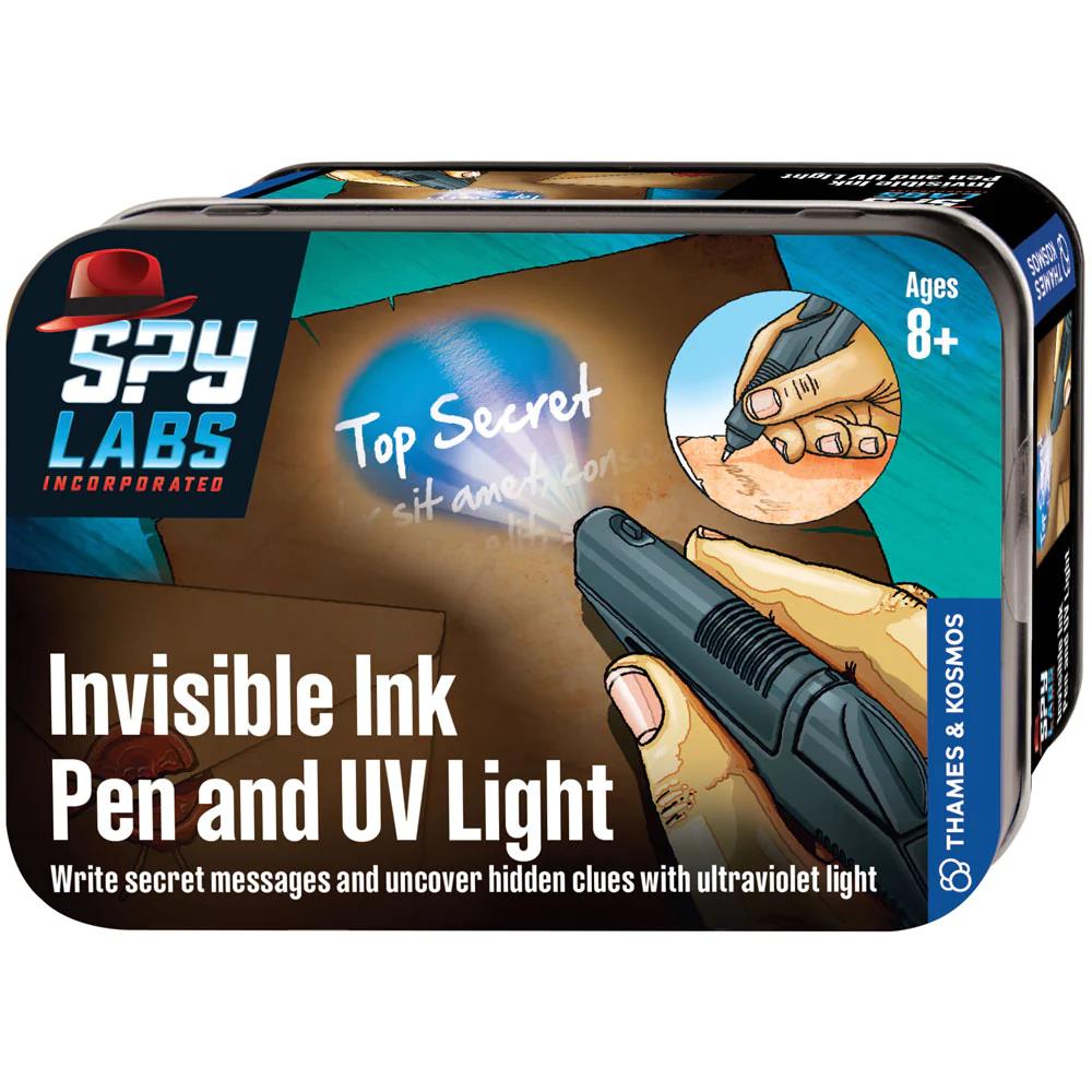 invisible ink ” TRAP MEX. ” Thames & Kosmos Spy Labs: Invisible Ink Pen & UV Light – Midoco