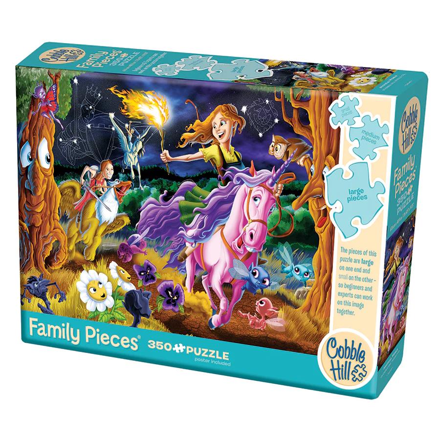 Cobble Hill 1,000 Piece Puzzle - Cozy Fireplace - Reference Poster...