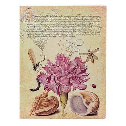 Paperblanks Flexis Lined Journal Ultra - Pink Carnation