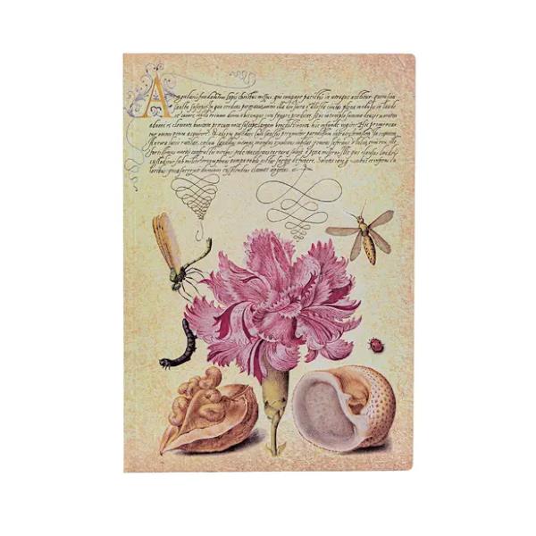 Paperblanks Flexis Lined Journal Midi - Pink Carnation