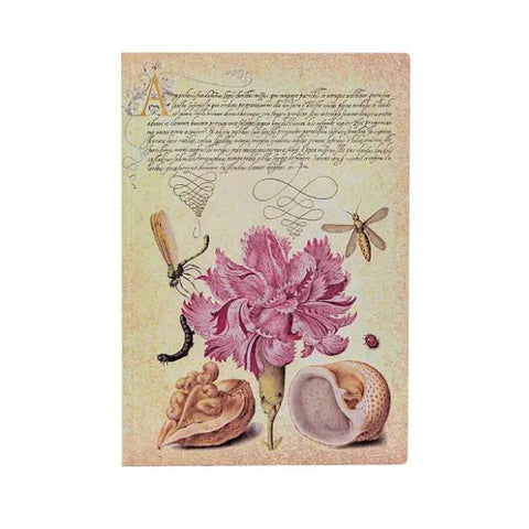 Paperblanks Flexis Lined Journal Midi - Pink Carnation