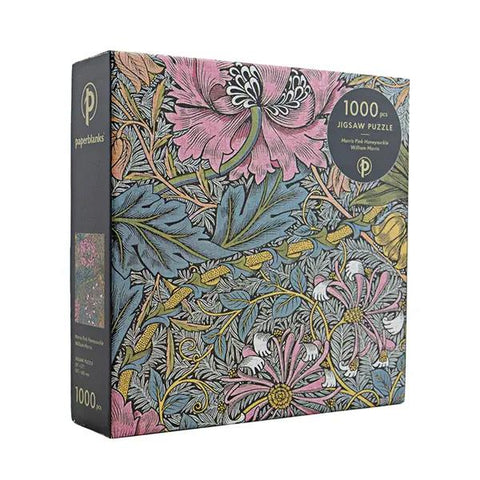 Paperblanks 1000pc Puzzle - Morris Pink Honeysuckle