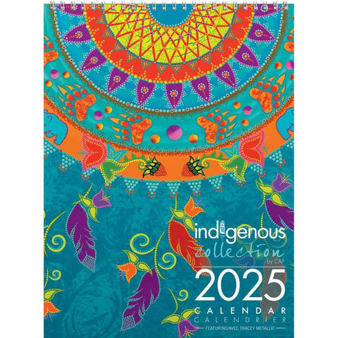 Indigenous Collection 2025 Wall Calendar - Tracey Metallic
