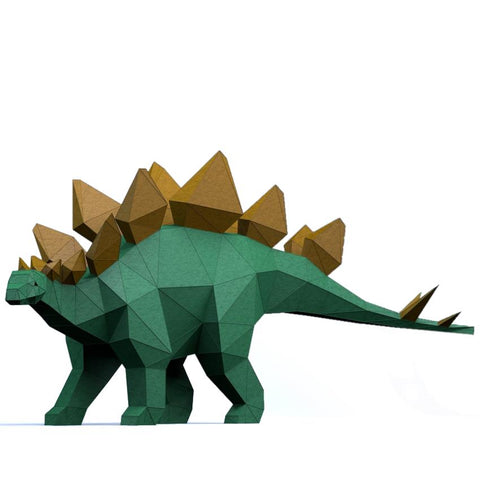 PaperCraft World 3D Model DIY Kit - Stegosaurus