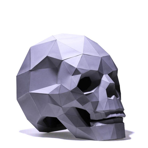 PaperCraft World 3D Model DIY Kit - Skull