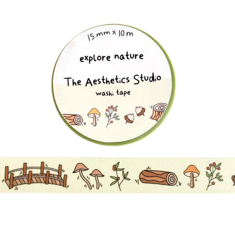 The Aesthetics Studio Washi Tape - Explore Nature