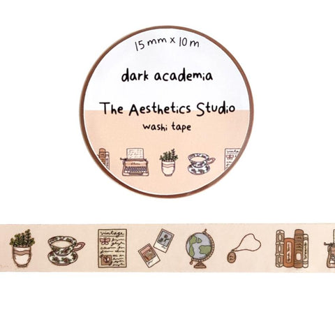 The Aesthetics Studio Washi Tape - Dark Academia