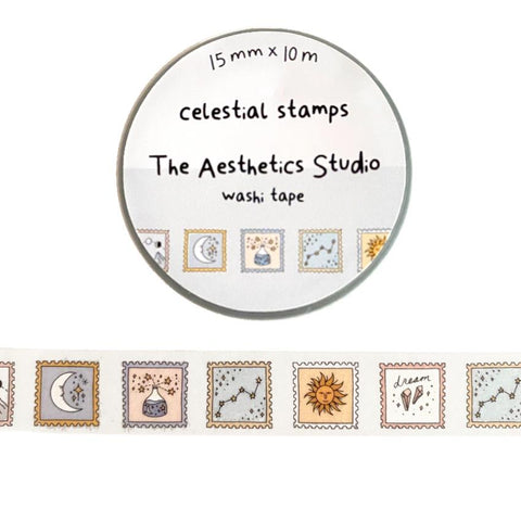 The Aesthetics Studio Washi Tape - Celestial Stamps