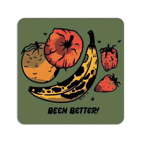 Stay Home Club Vinyl Sticker - Been Better (Fruit Plate)