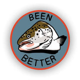 Stay Home Club Vinyl Sticker - Been Better Fish
