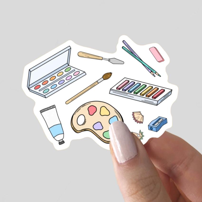 The Grey Palette Sticker Art Supplies Midoco Art & Office Supplies