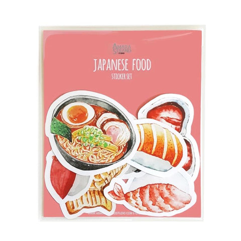 Amara Strand Studio Sticker Set - Japanese Food