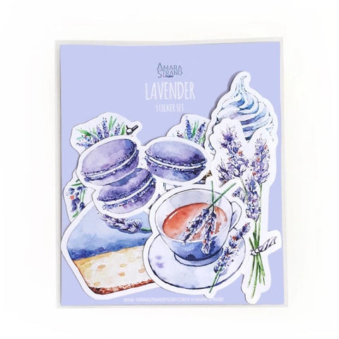 Amara Strand Studio Sticker Set - Lavender