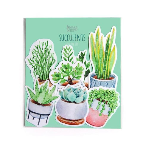 Amara Strand Studio Sticker Set - Succulents