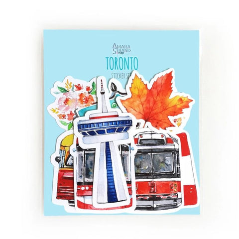 Amara Strand Studio Sticker Set - Toronto
