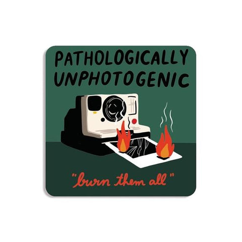 Stay Home Club Vinyl Sticker - Pathologically Unphotogenic