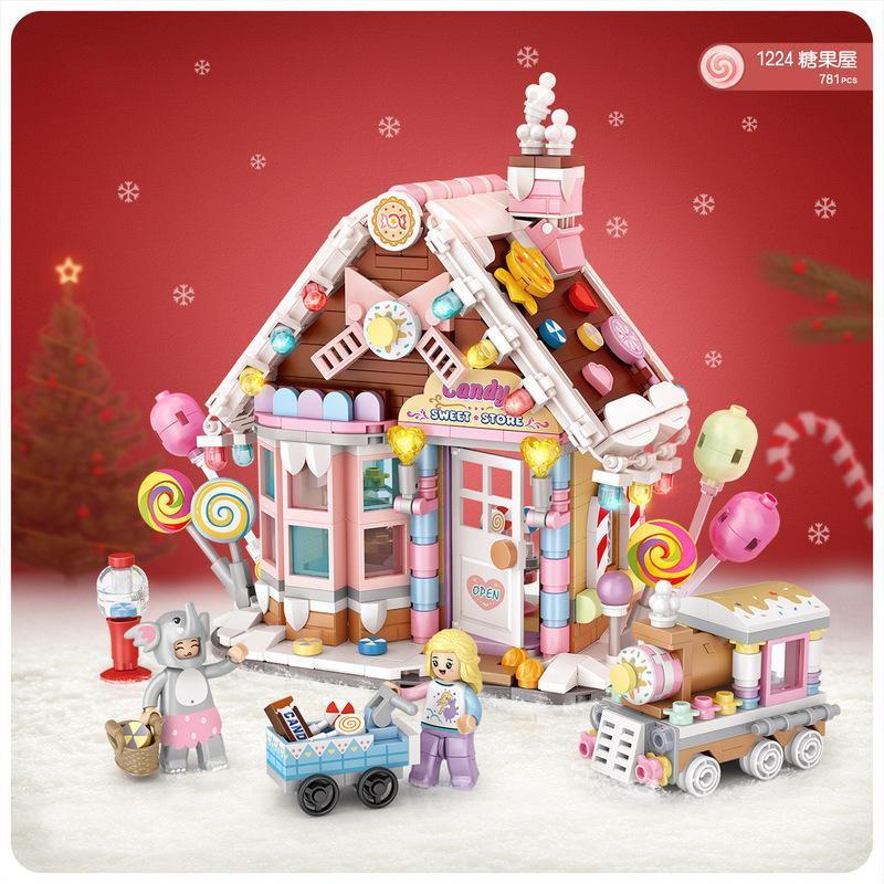 LOZ Mini Block Kit Hansel Gretel Candy House – Midoco Art