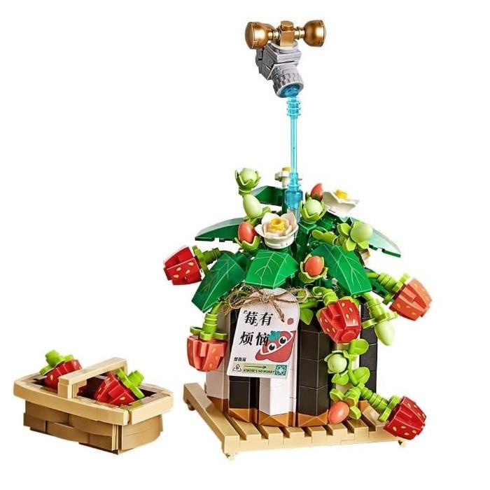 LOZ Mini Block Kit Micro Plants - Eternal Strawberry Bonsai