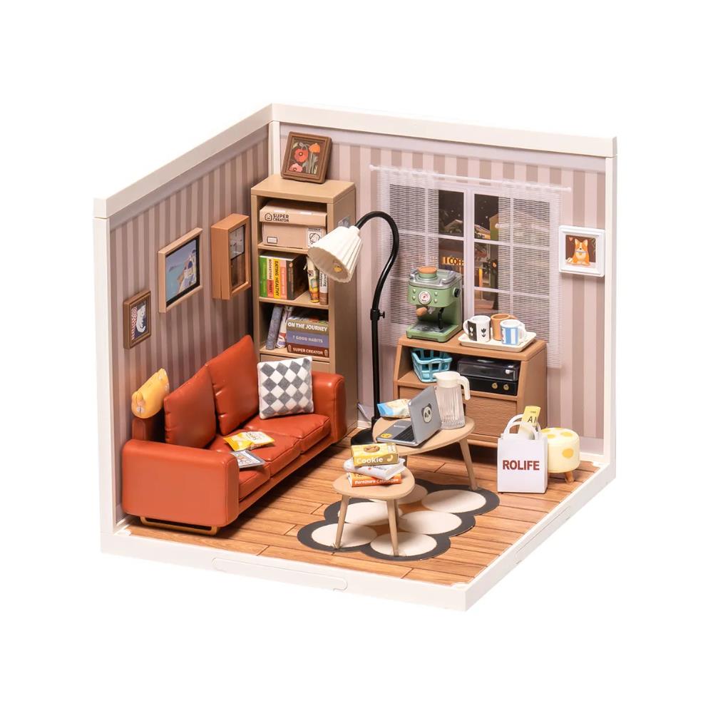Robotime Rolife DIY Mini Model Kit - Cozy Living Lounge – Midoco