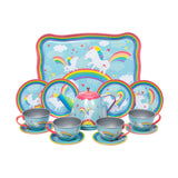 Schylling Unicorn Tin Tea Set