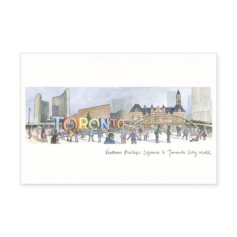 Gotamago Postcard - Toronto Winter Wonderland