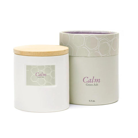 Green Ash Decor 5.5oz Candle - Calm: Ideal Bath Companion