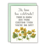Naughty Florals Greeting Card - Time Too Celebrate